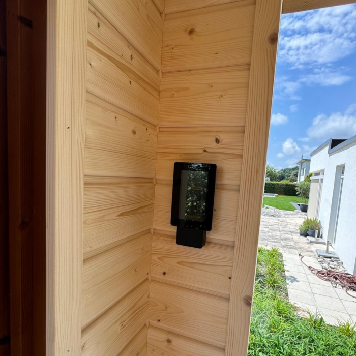 Sauna Exterior em Pinho Maciço