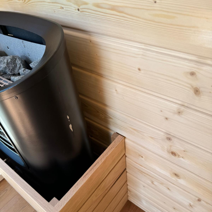 Sauna Exterior em Pinho Maciço