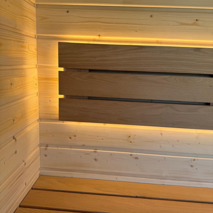 Sauna Exterior em Pinho Maciço